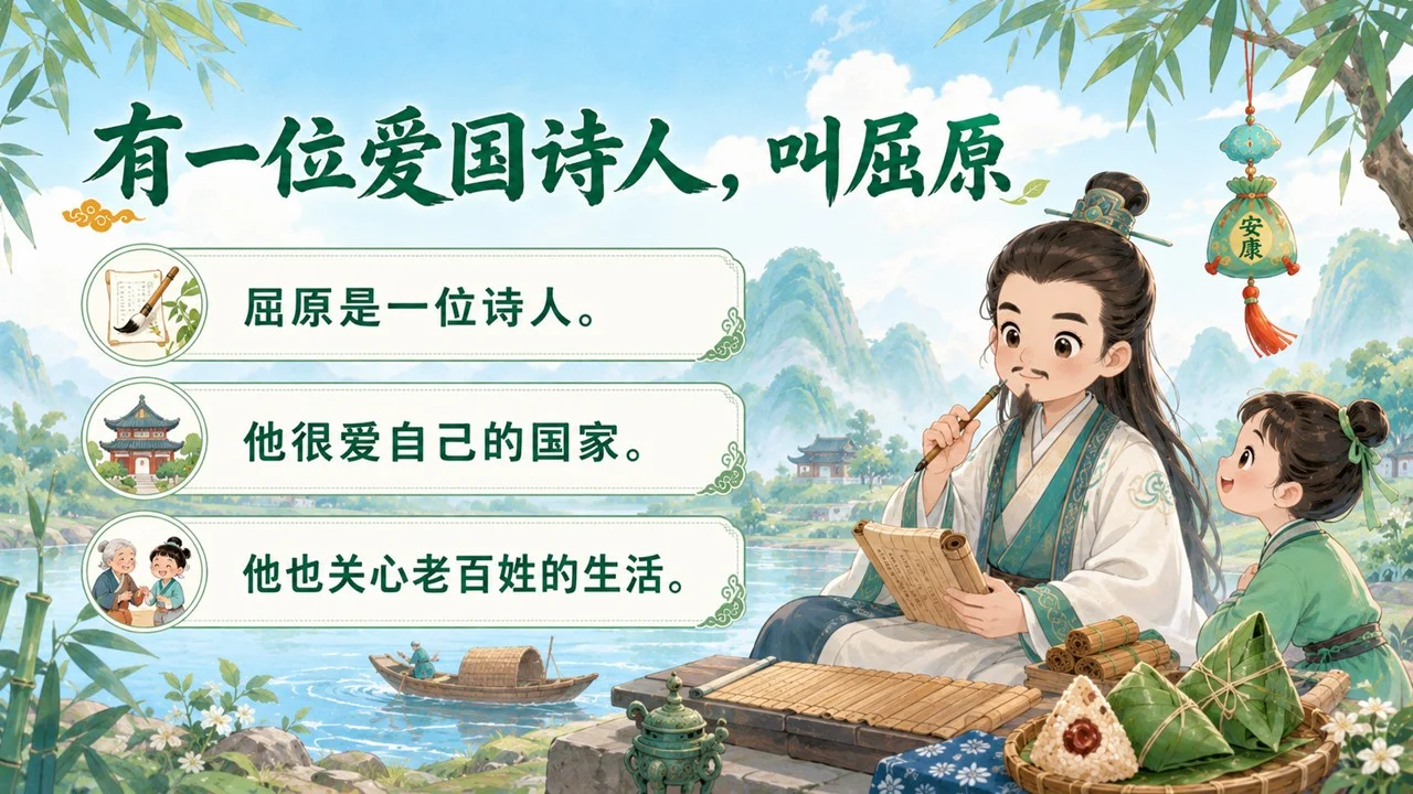 低龄小朋友的端午节PPT传统节日课件 - 预览图3
