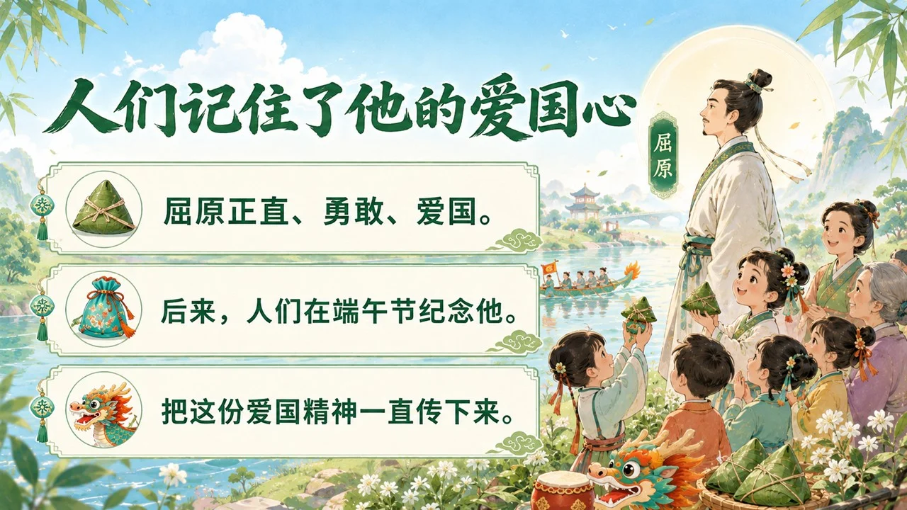 低龄小朋友的端午节PPT传统节日课件 - 预览图4