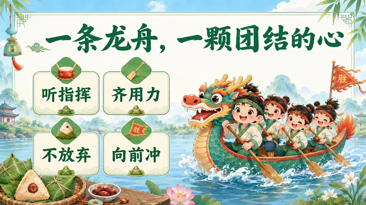 低龄小朋友的端午节PPT传统节日课件 - 预览图6