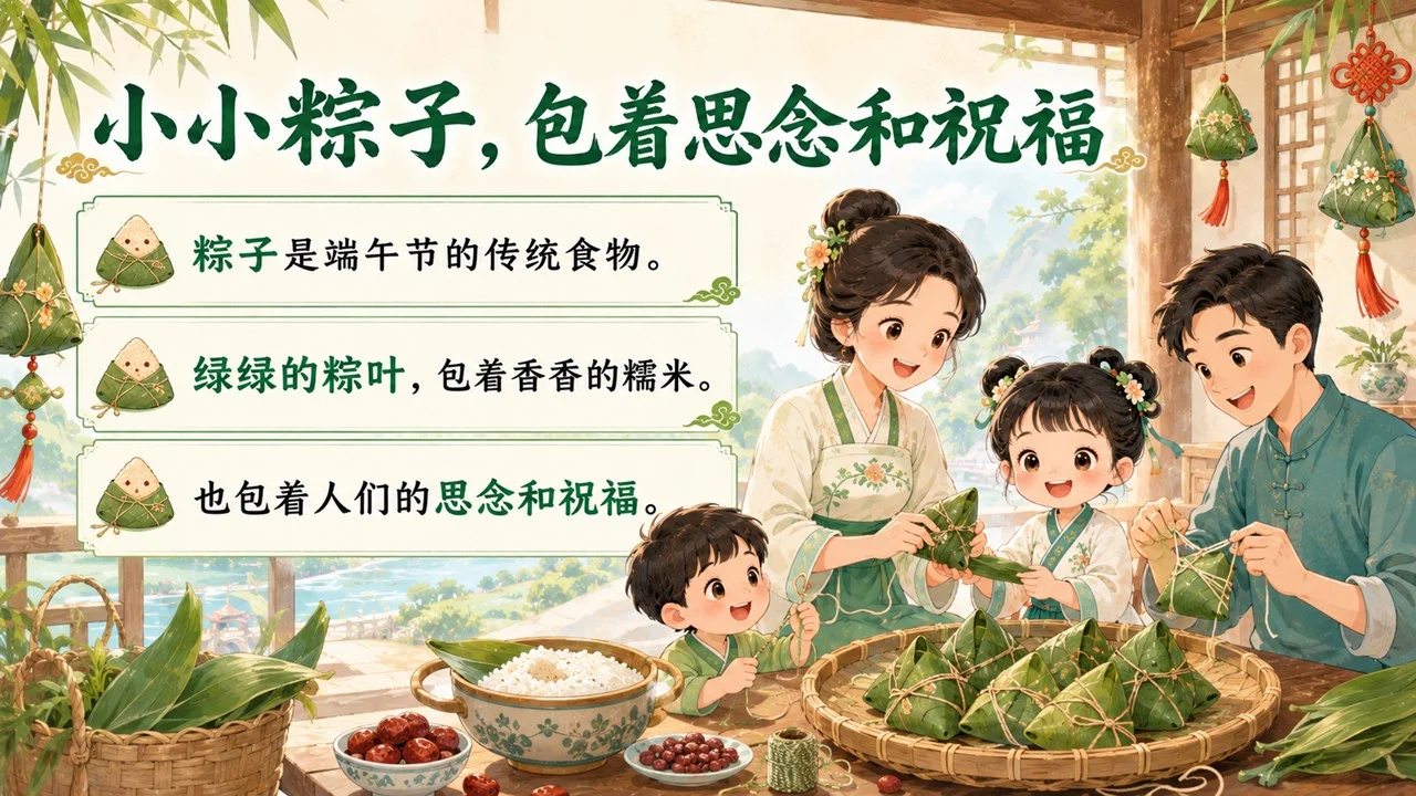 低龄小朋友的端午节PPT传统节日课件 - 预览图7