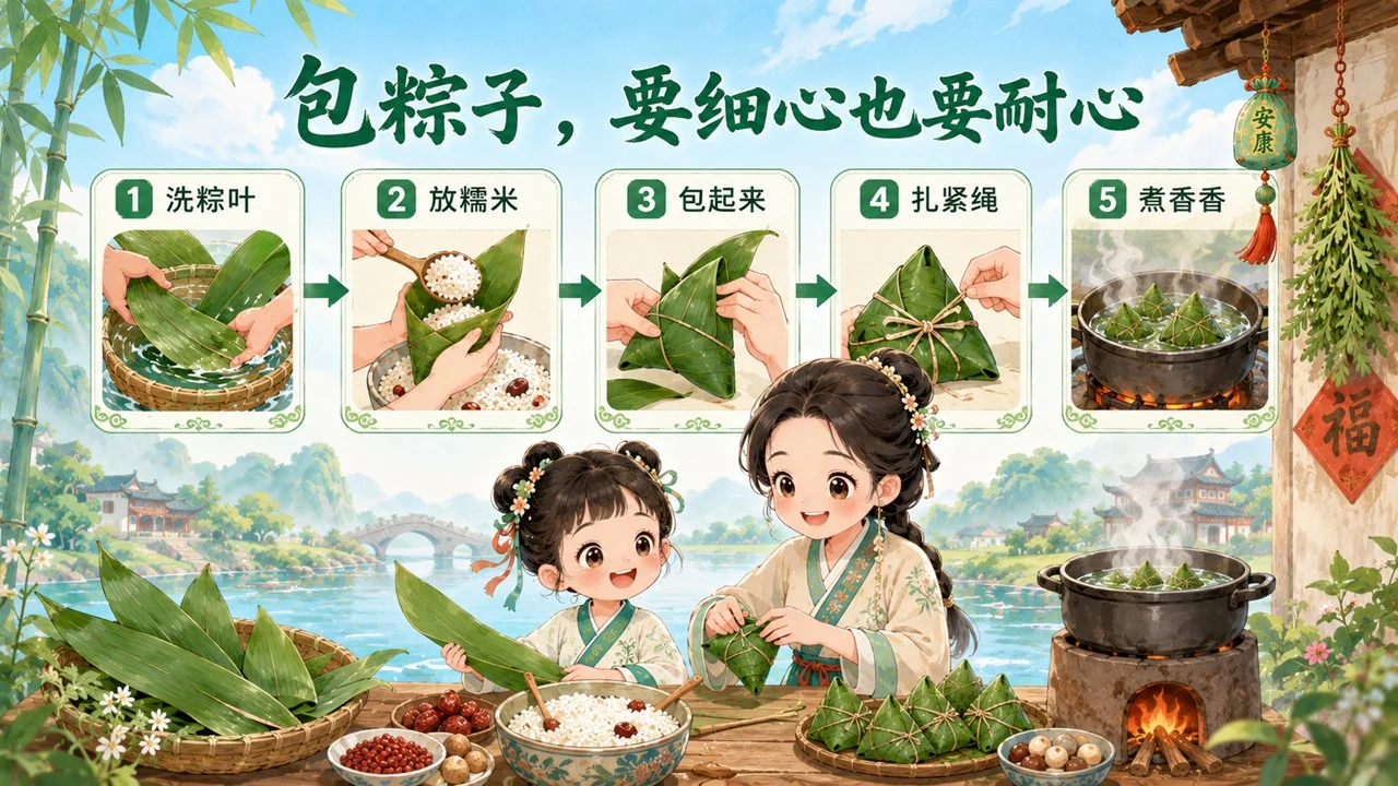 低龄小朋友的端午节PPT传统节日课件 - 预览图9