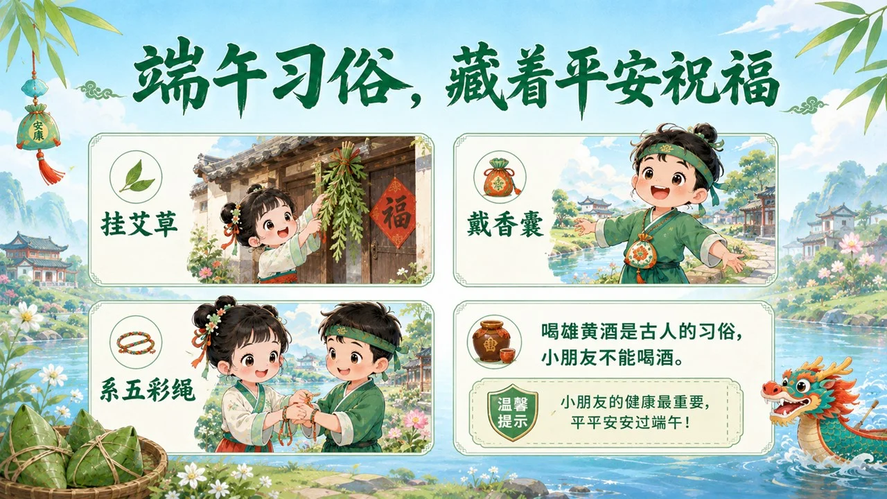 低龄小朋友的端午节PPT传统节日课件 - 预览图10