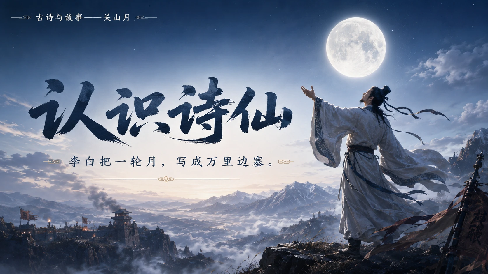 古诗与故事系列作品PPT——关山月【2K】 - 预览图13