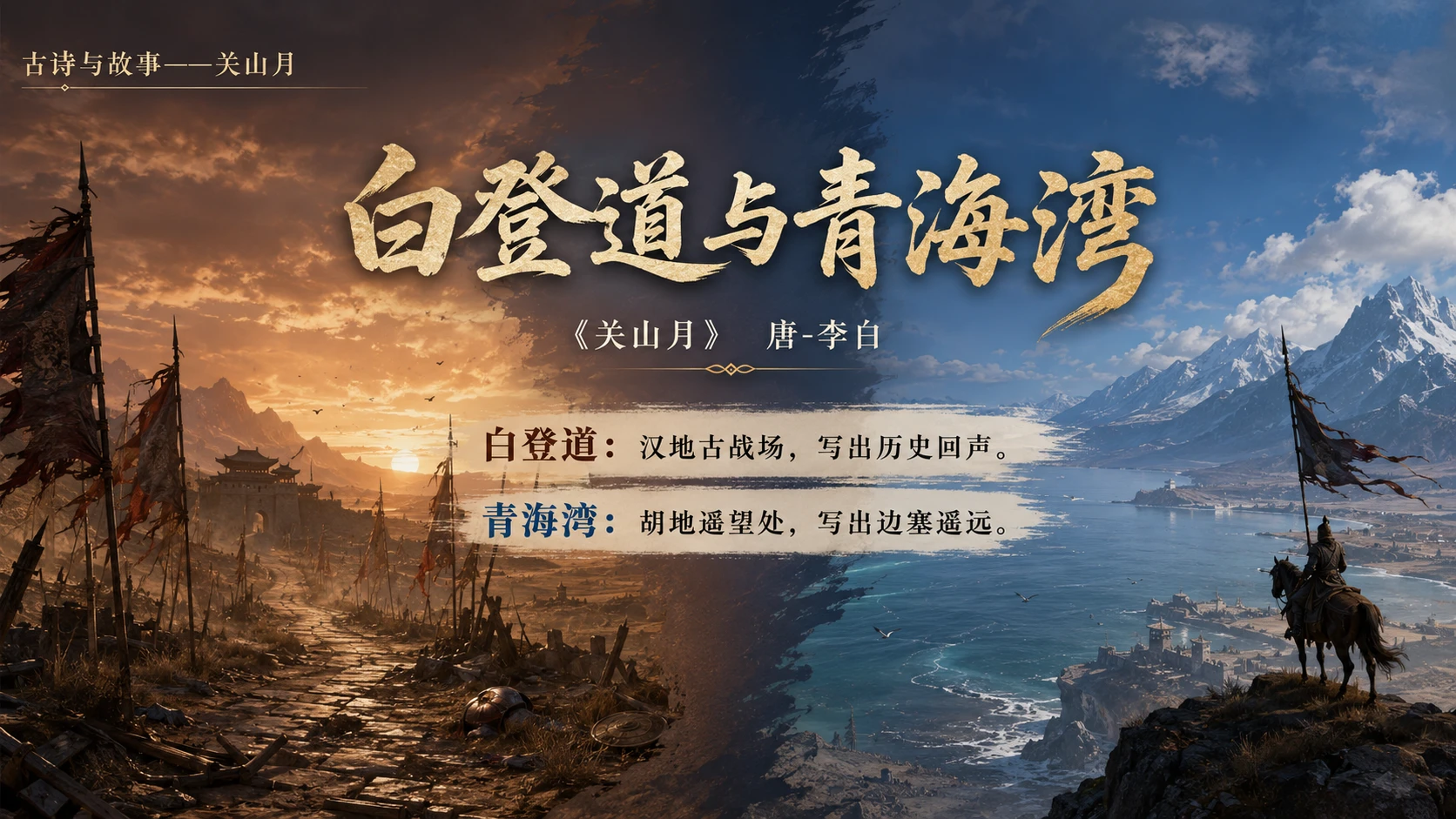 古诗与故事系列作品PPT——关山月【2K】 - 预览图16
