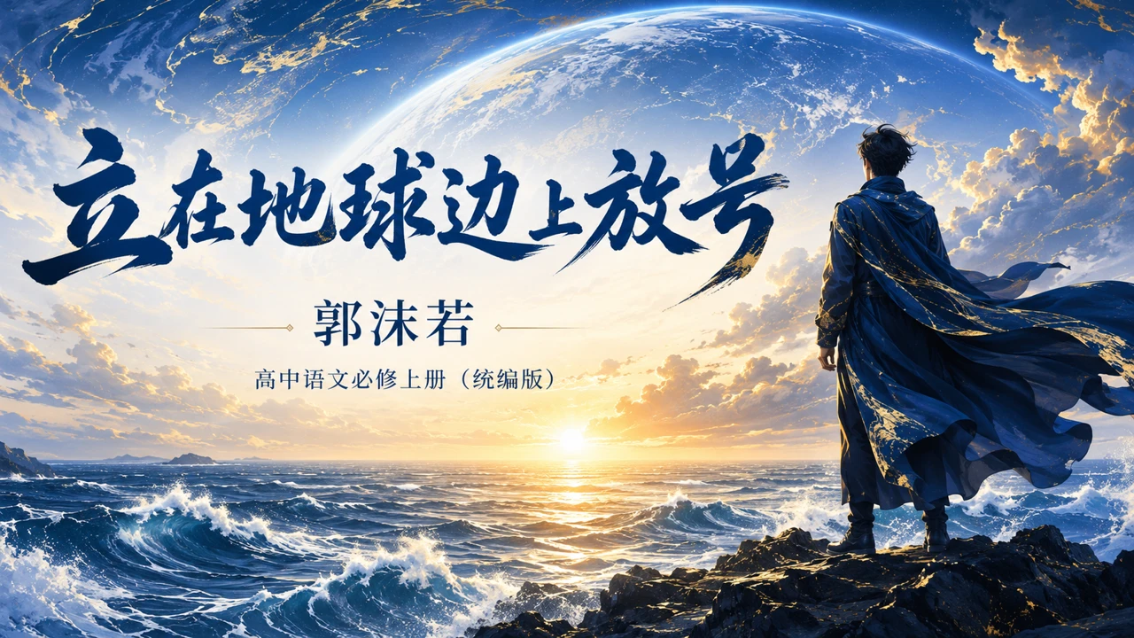 统编版高中语文《立在地球边上放号》教学课件 - 预览图1