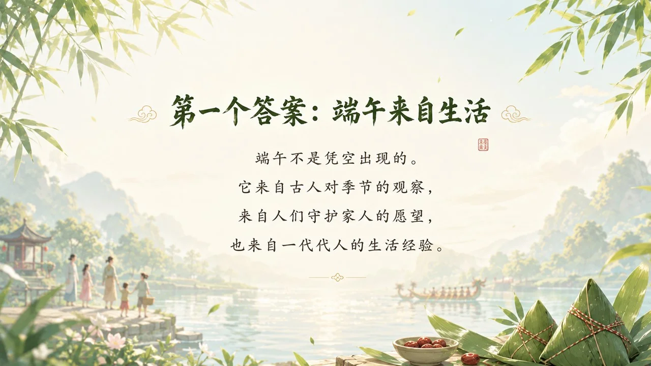 小学生的端午节传统文化主题PPT课件 - 预览图6