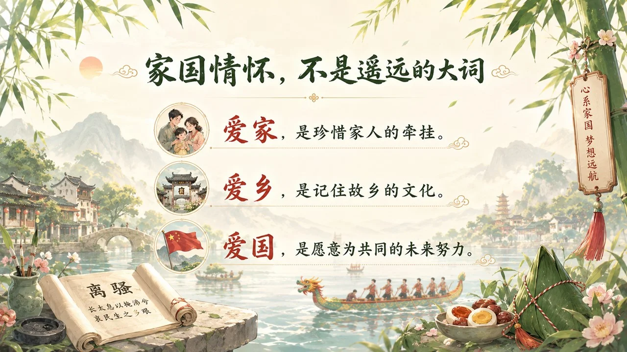 小学生的端午节传统文化主题PPT课件 - 预览图9