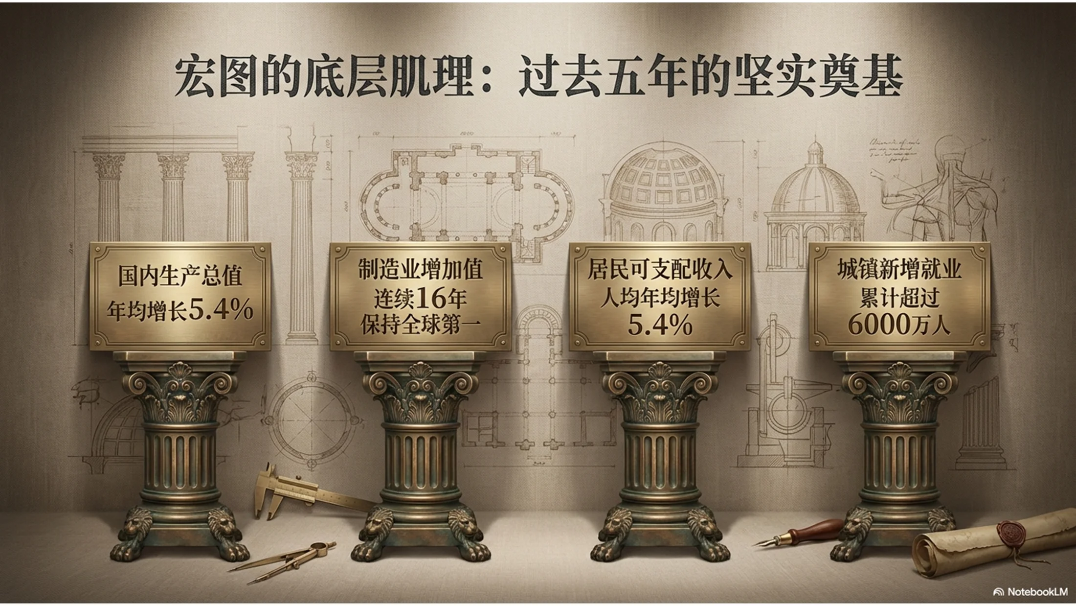 西方古典油画设计风格政府工作报告PPT - 预览图1