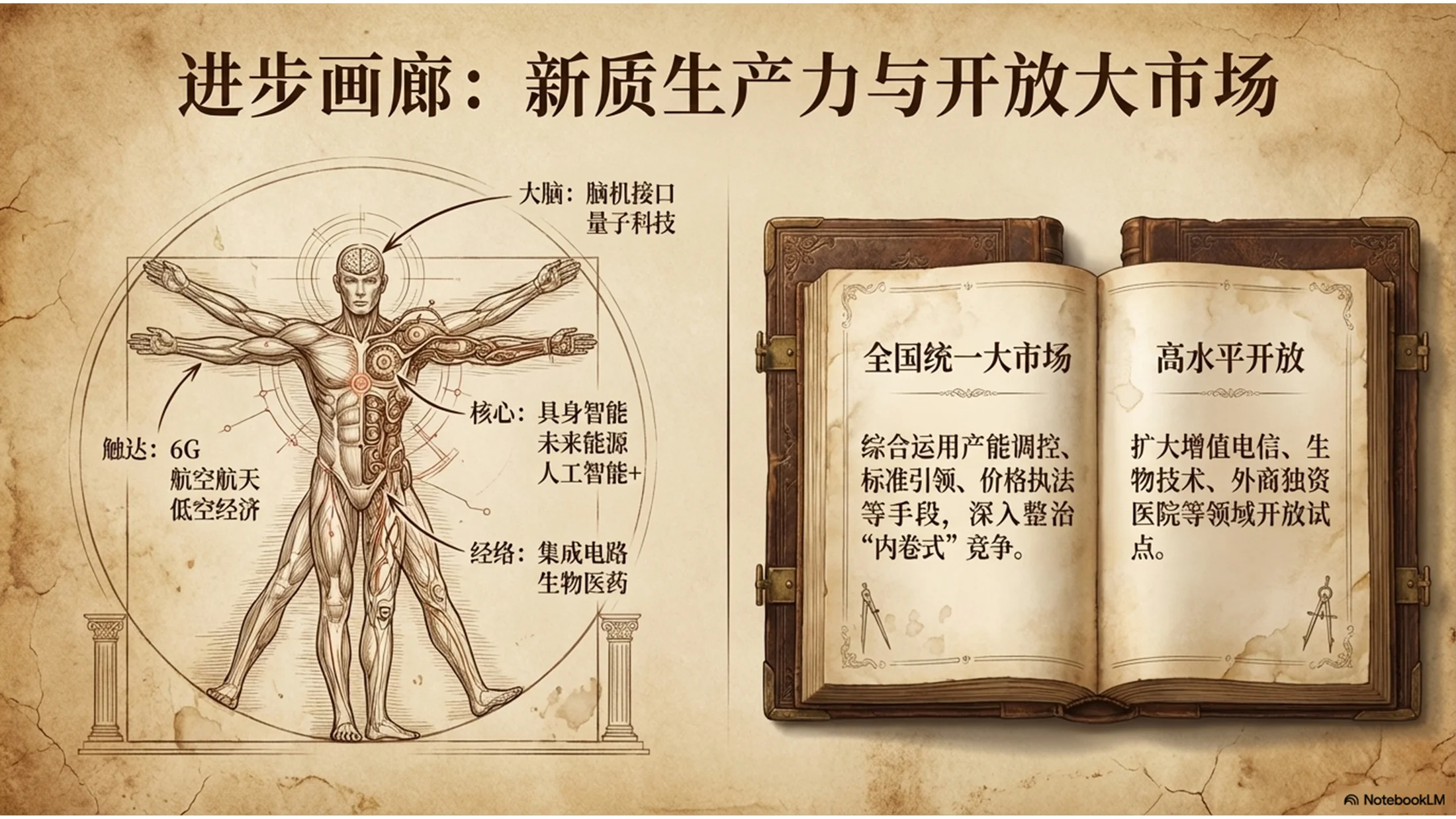 西方古典油画设计风格政府工作报告PPT - 预览图7