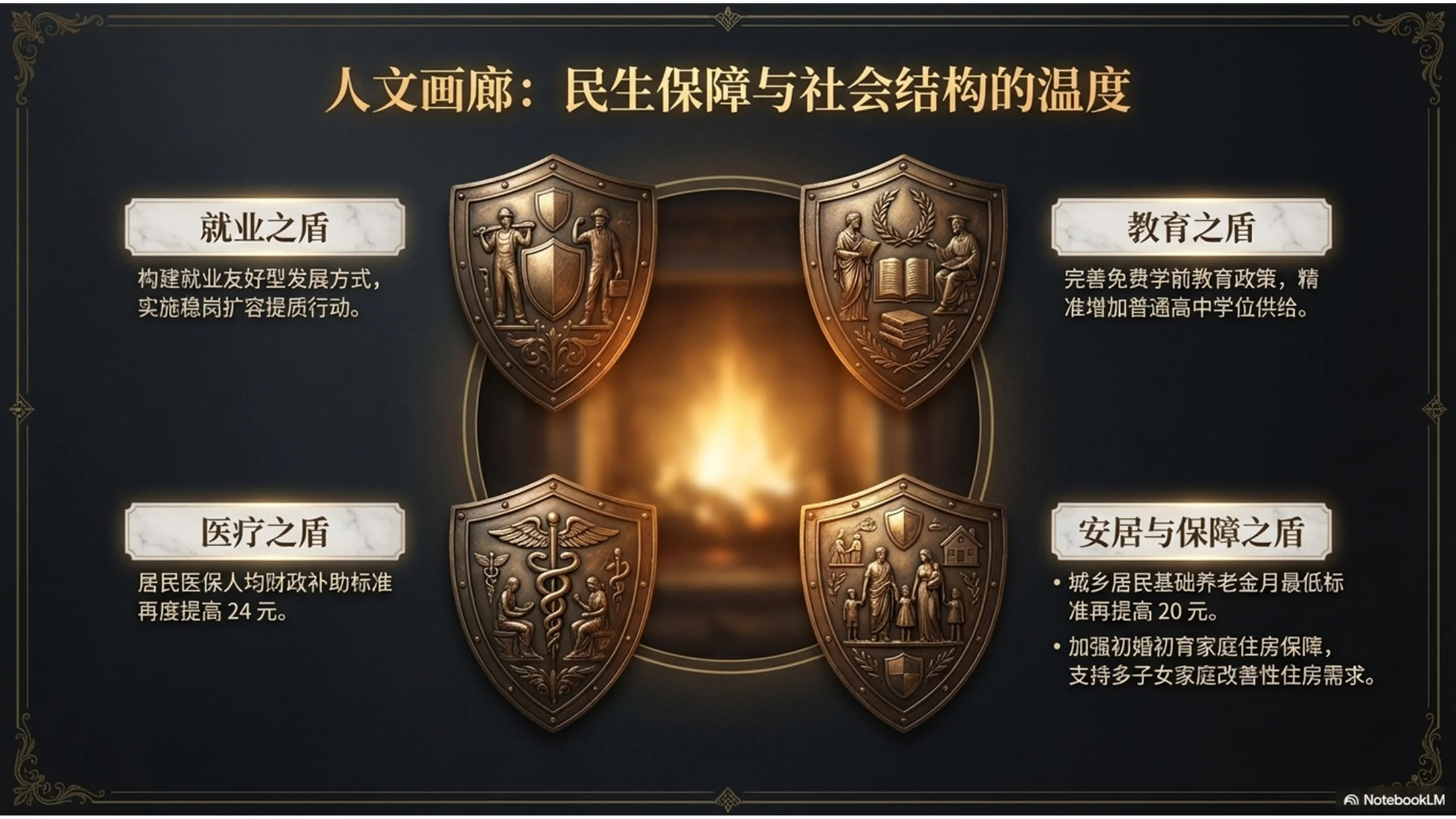 西方古典油画设计风格政府工作报告PPT - 预览图8