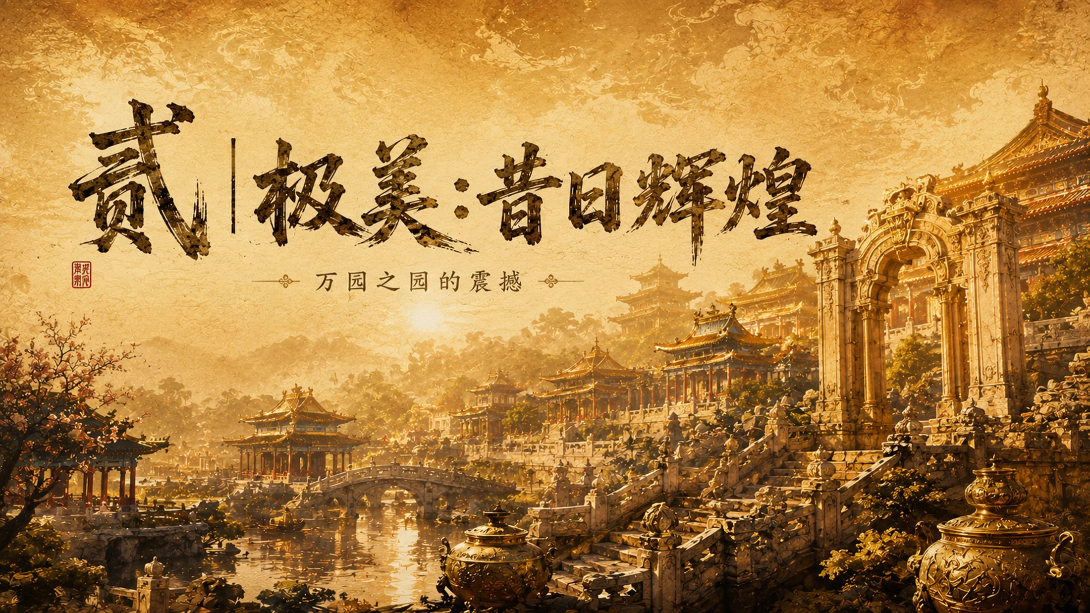 部编版小学语文五年级上册《圆明园的毁灭》PPT课件｜爱国教育历史展陈公开课模板 - 预览图5