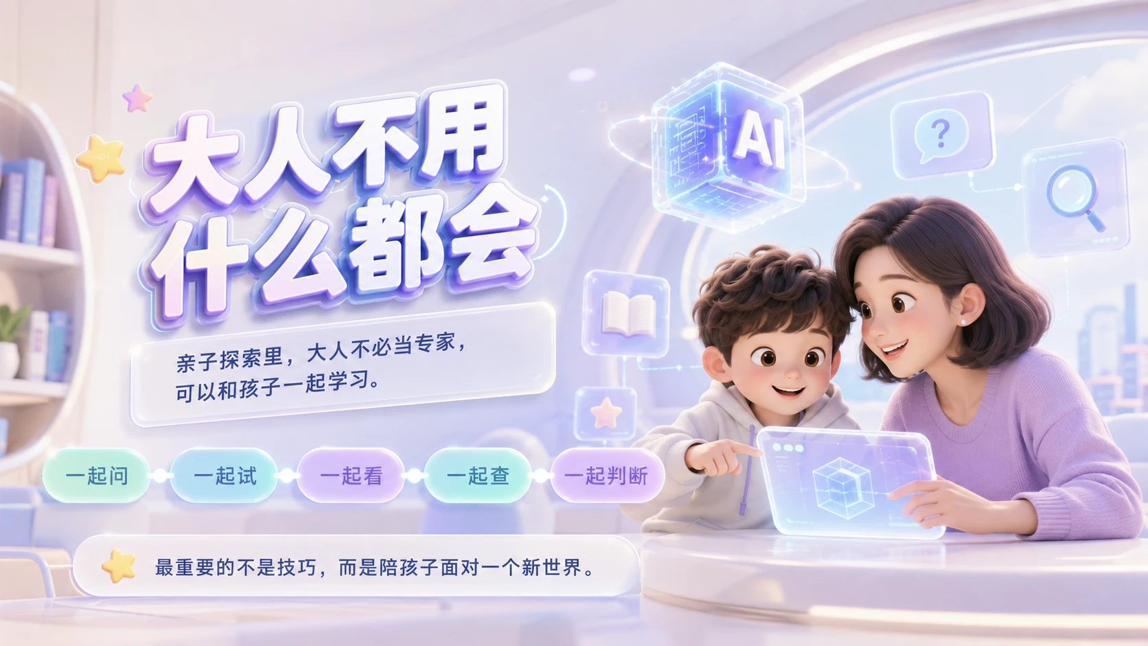 亲子AI启蒙主题课件PPT｜儿童节，和孩子一起探索AI - 预览图3