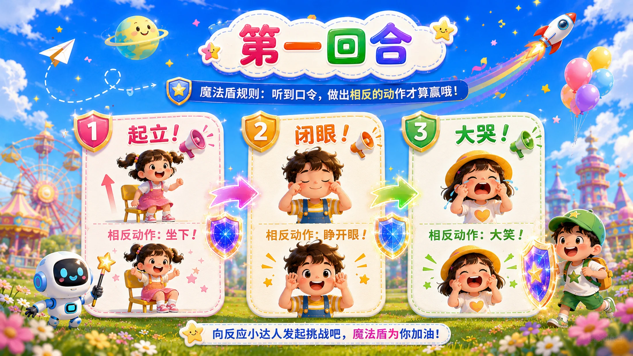 “六一儿童节主题班会PPT课件｜快乐星球航班，起飞！ - 预览图11