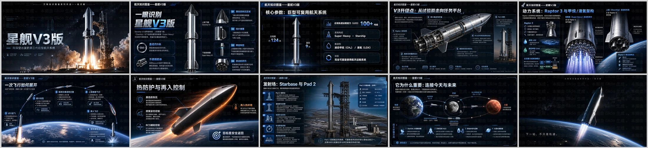 万物知识图鉴系列作品PPT——星舰V3 - 预览图4