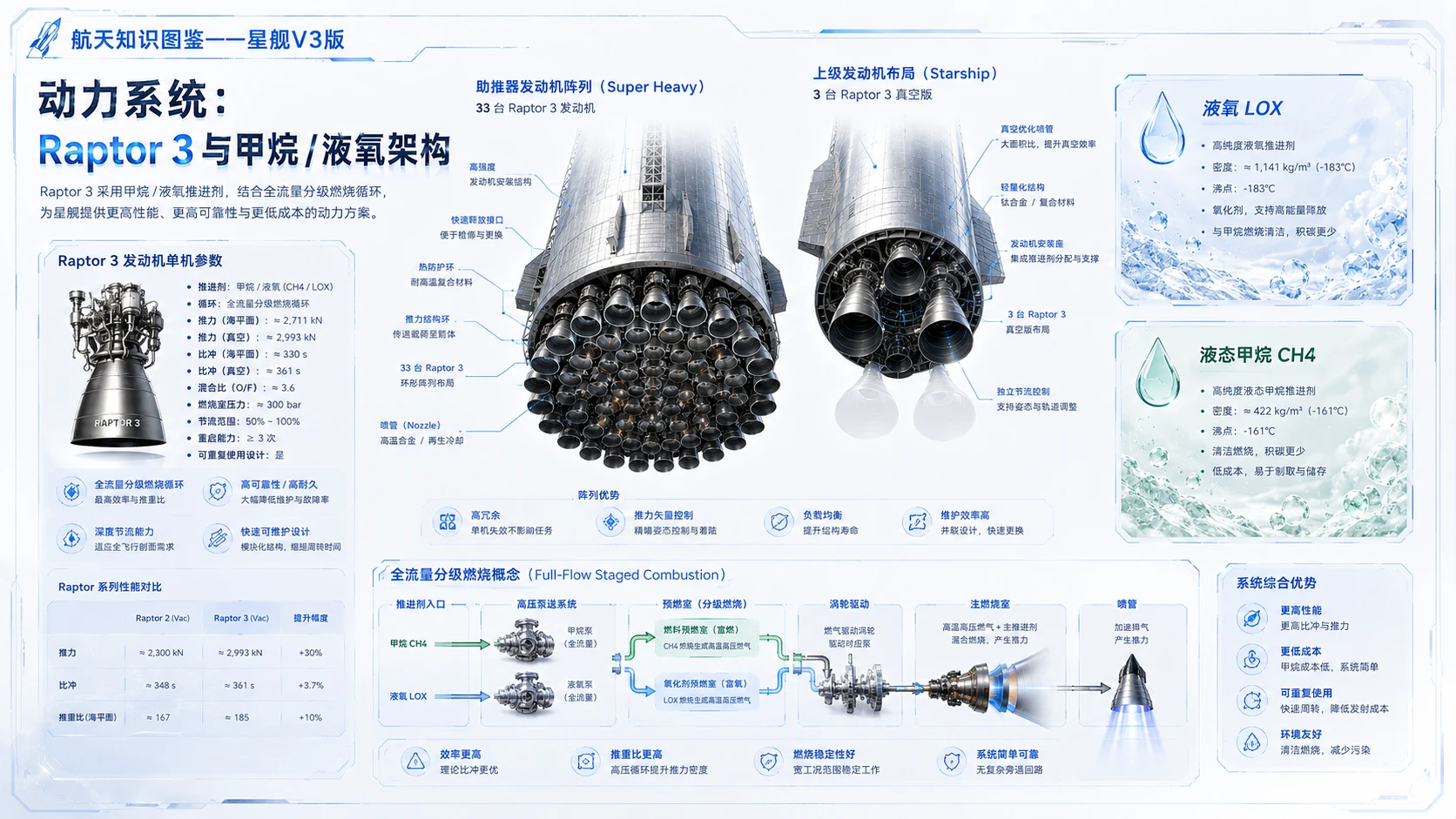 万物知识图鉴系列作品PPT——星舰V3【浅色】 - 预览图1