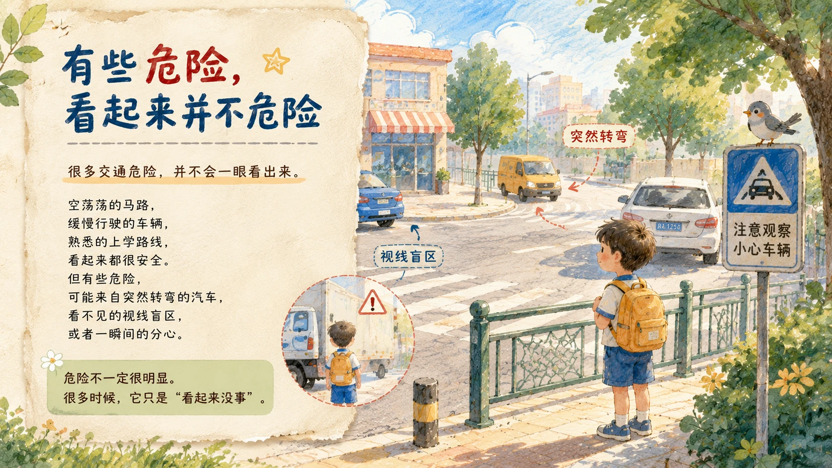 别让危险步抢先一步——中小学生交通安全指南 - 预览图2