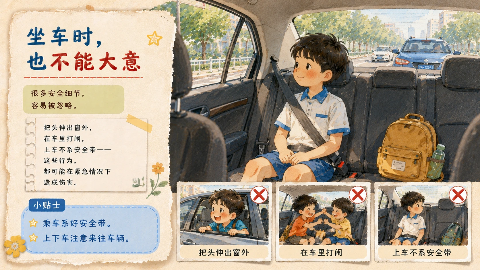 别让危险步抢先一步——中小学生交通安全指南 - 预览图7