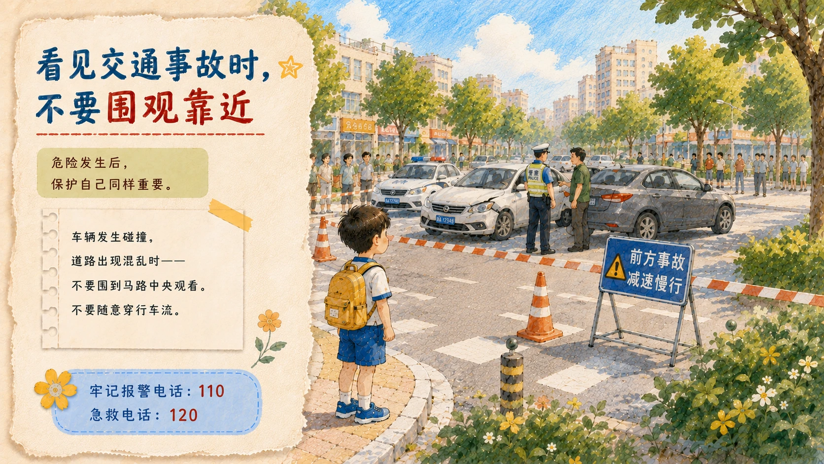 别让危险步抢先一步——中小学生交通安全指南 - 预览图8