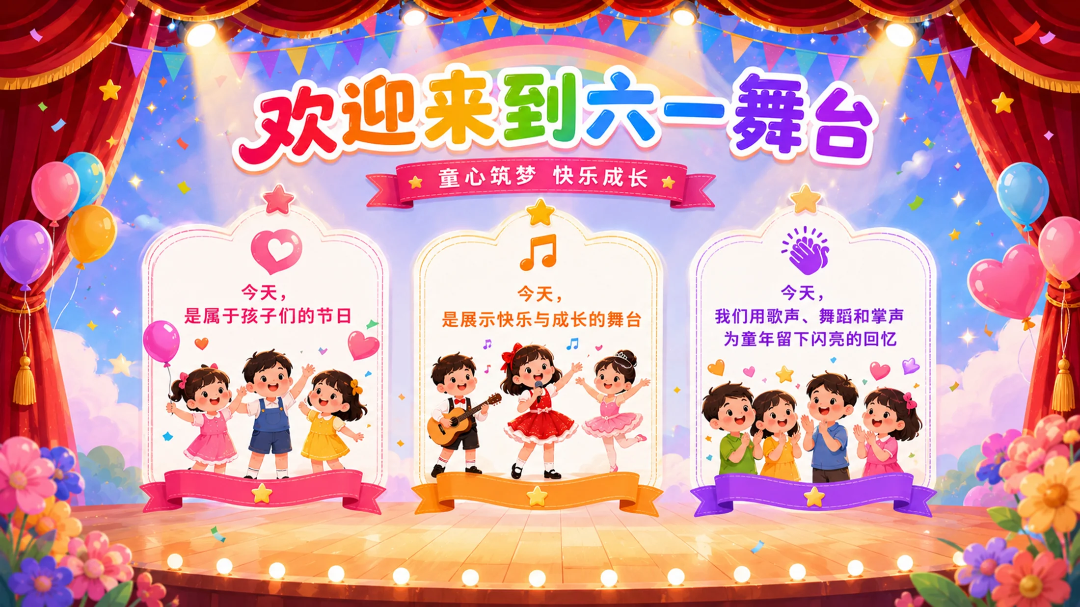六一儿童节活动策划方案PPT｜幼儿园小学亲子活动方案模板 - 预览图4
