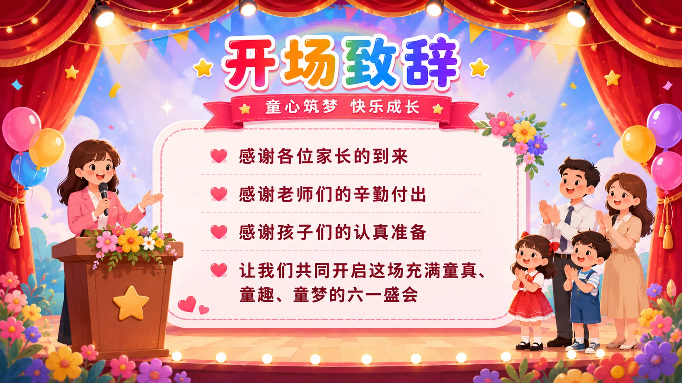 六一儿童节活动策划方案PPT｜幼儿园小学亲子活动方案模板 - 预览图5