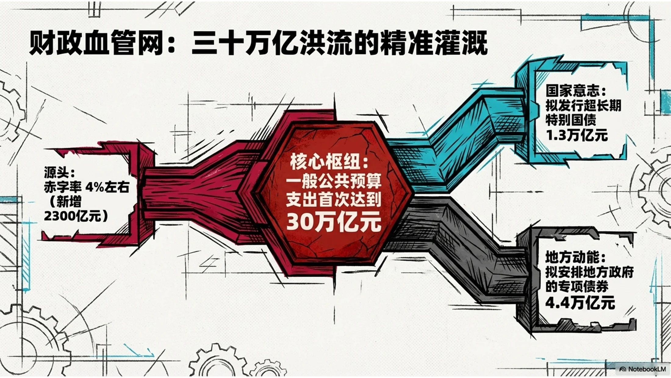 复古表现主义风格政府工作报告PPT - 预览图6