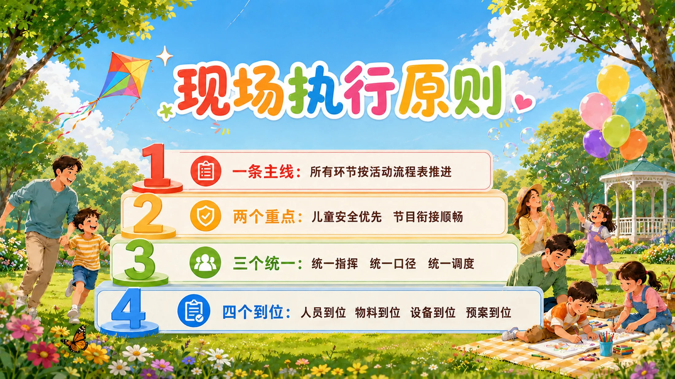 六一儿童节游园会活动PPT模板｜亲子互动游戏策划方案 - 预览图6