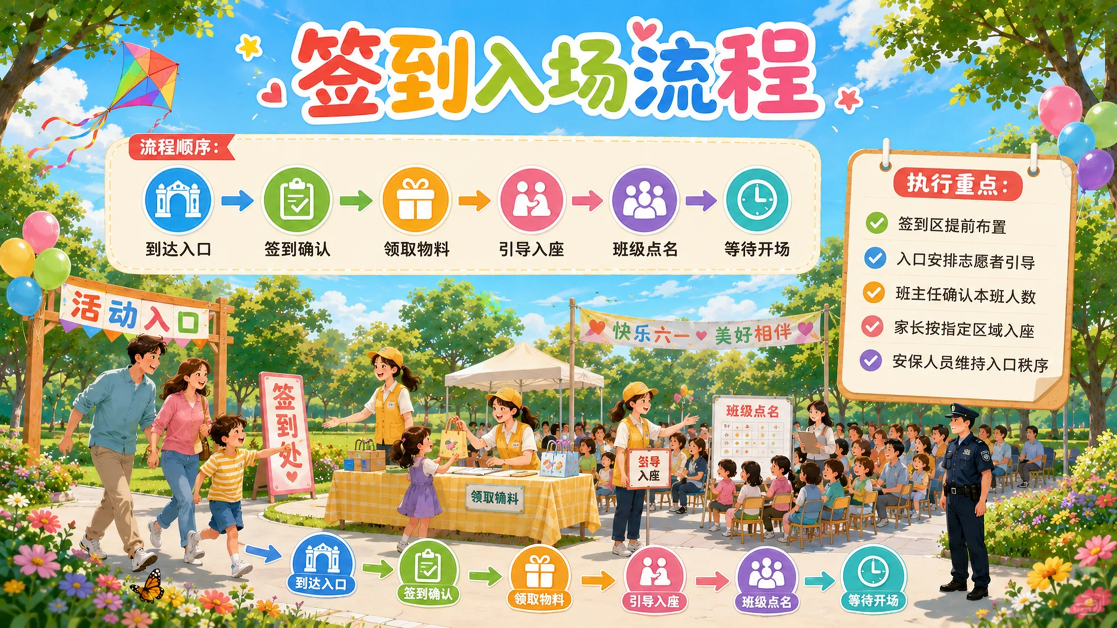 六一儿童节游园会活动PPT模板｜亲子互动游戏策划方案 - 预览图9