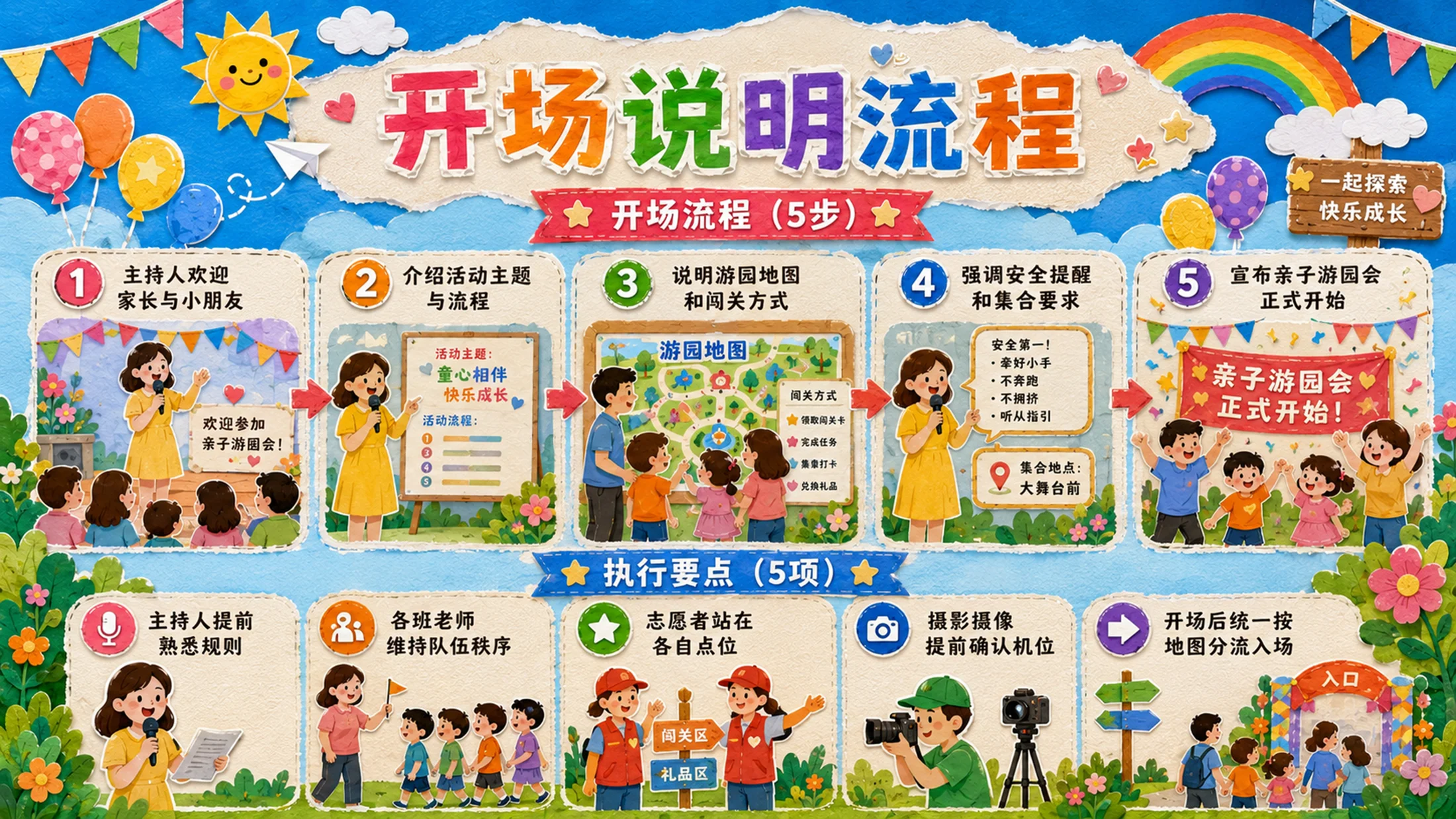 六一儿童节游园会活动PPT模板｜亲子互动游戏策划方案 - 预览图10