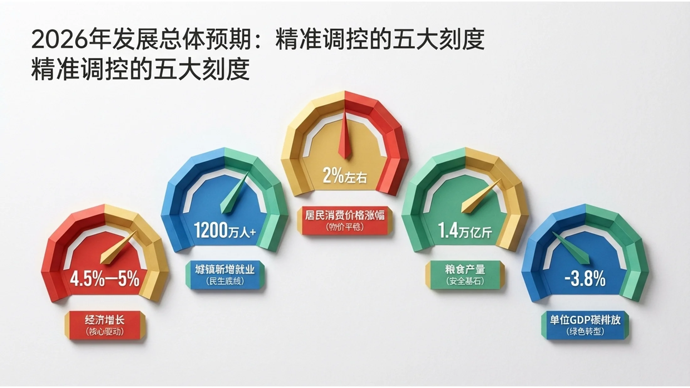 现代折纸艺术风格政府工作报告PPT - 预览图4