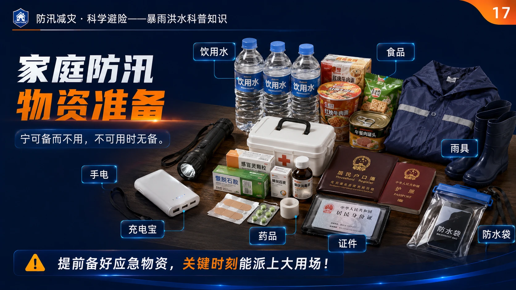 防灾减灾·科学避险——暴雨洪水科普知识PPT - 预览图4