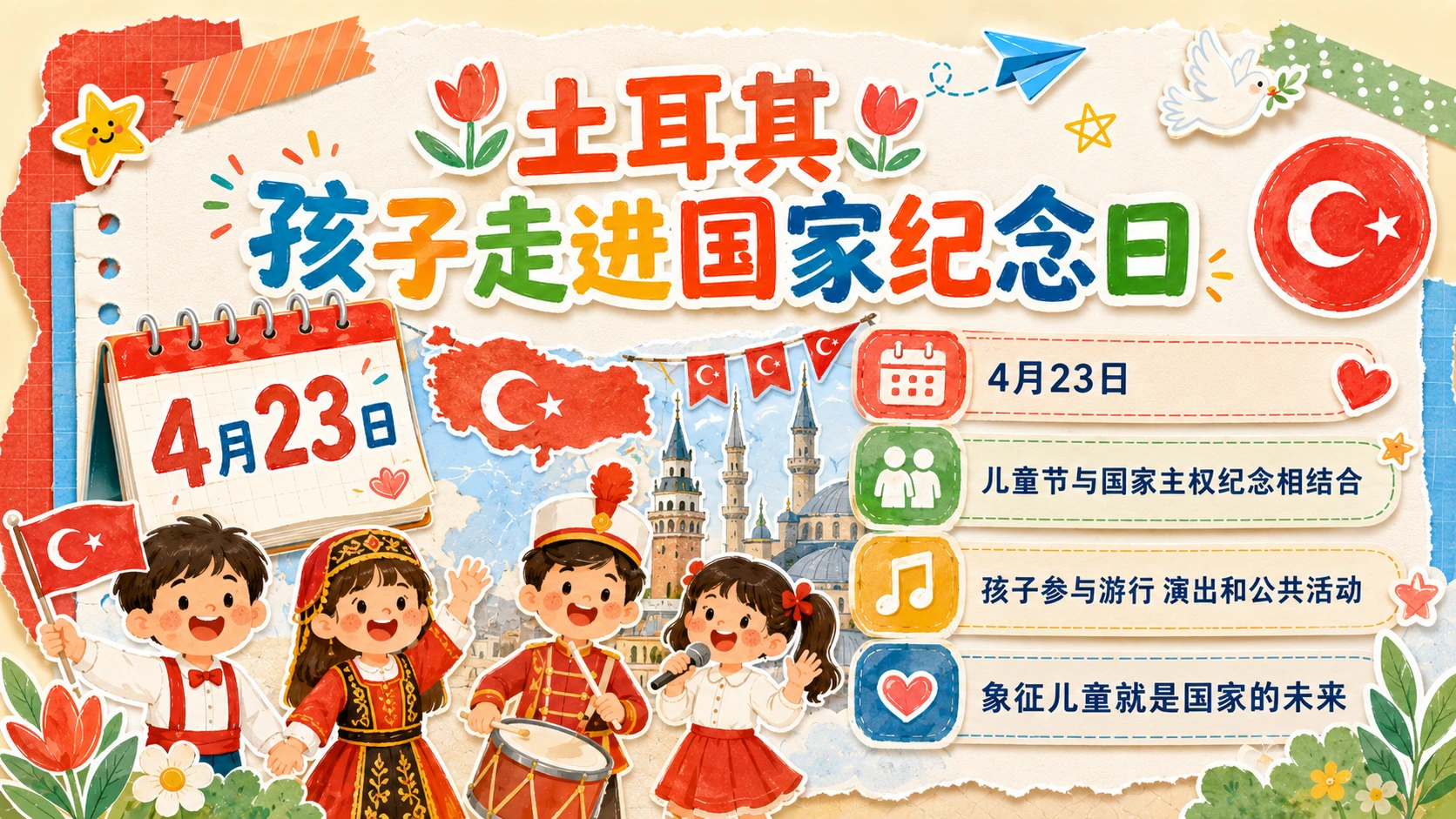 《为什么是六一》童年探索手账风PPT - 预览图14