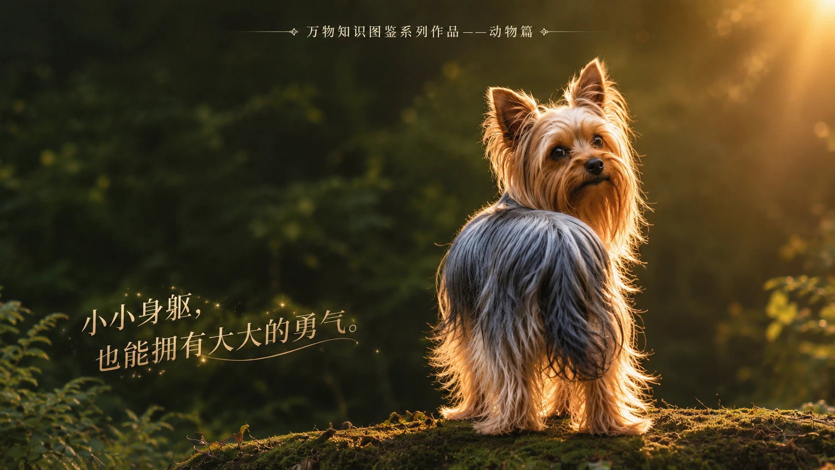 万物知识图鉴系列作品PPT——约克夏梗 - 预览图3