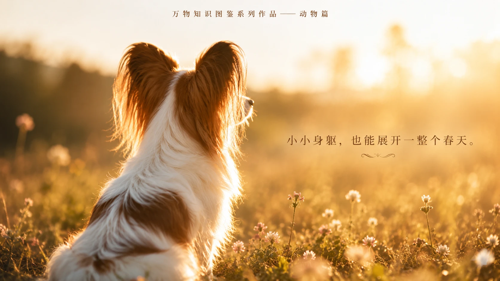 万物知识图鉴系列作品PPT——蝴蝶犬 - 预览图3