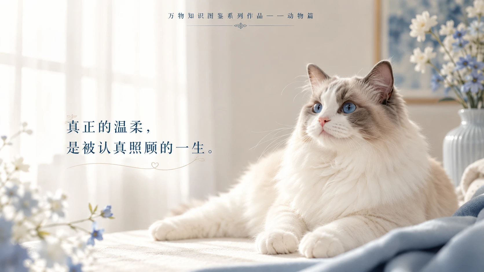 万物知识图鉴系列作品PPT——布偶猫 - 预览图3
