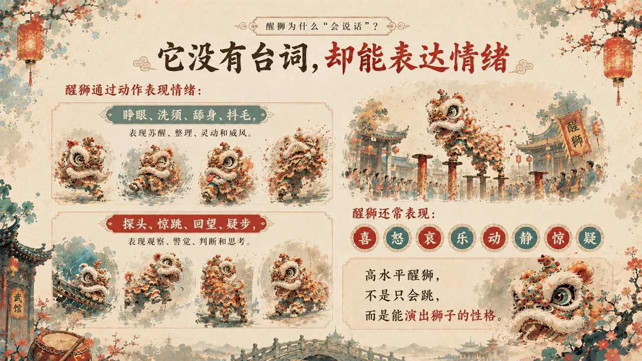 醒狮醒少年：读懂广东醒狮非遗文化PPT/舞狮/南狮/狮舞 - 预览图13