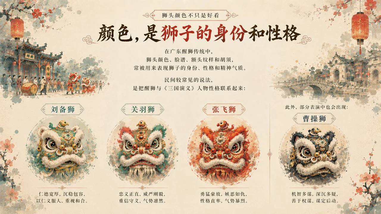 醒狮醒少年：读懂广东醒狮非遗文化PPT/舞狮/南狮/狮舞 - 预览图14