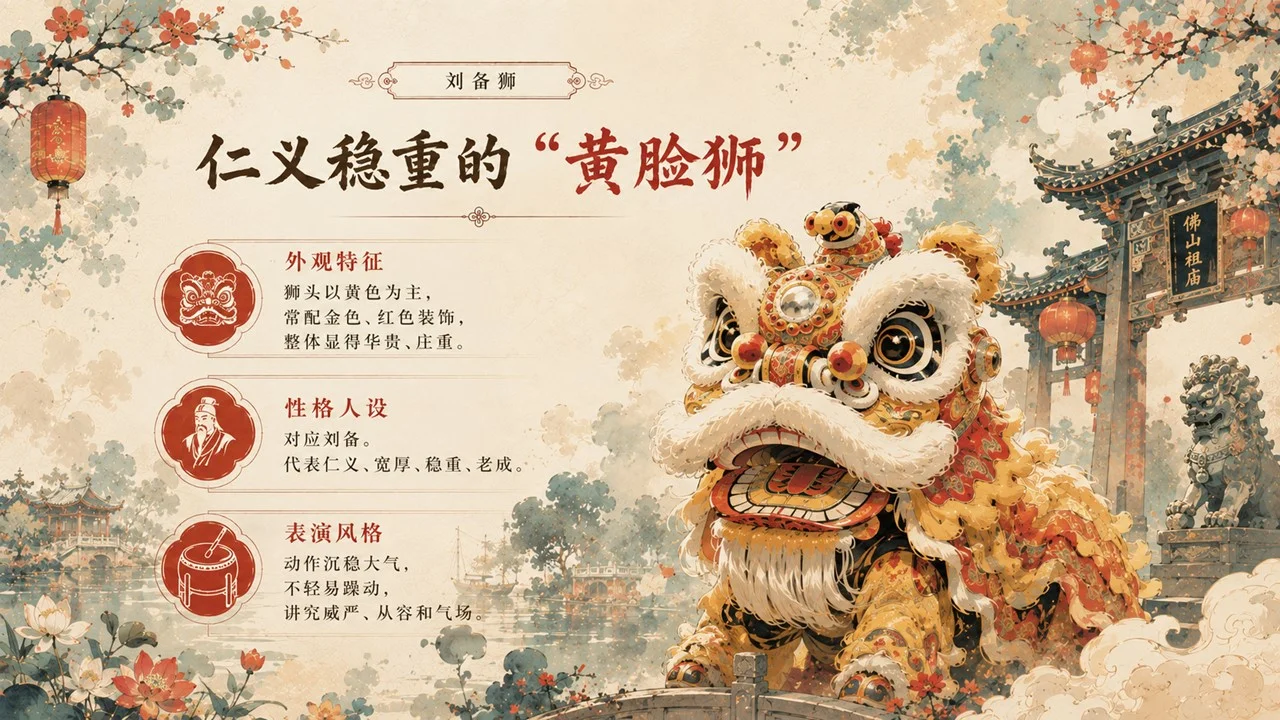 醒狮醒少年：读懂广东醒狮非遗文化PPT/舞狮/南狮/狮舞 - 预览图15