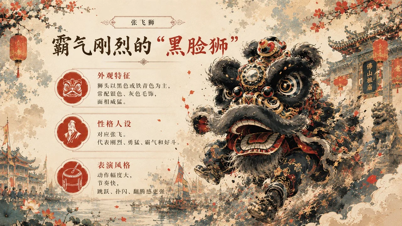 醒狮醒少年：读懂广东醒狮非遗文化PPT/舞狮/南狮/狮舞 - 预览图17