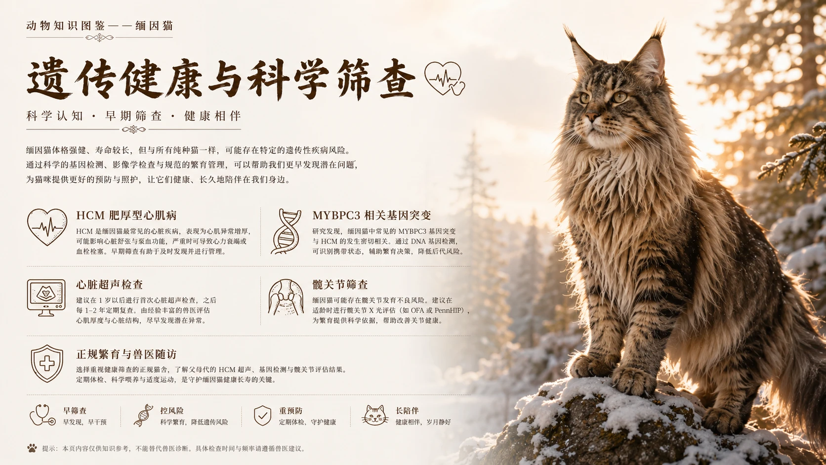 万物知识图鉴系列作品PPT——缅因猫 - 预览图2