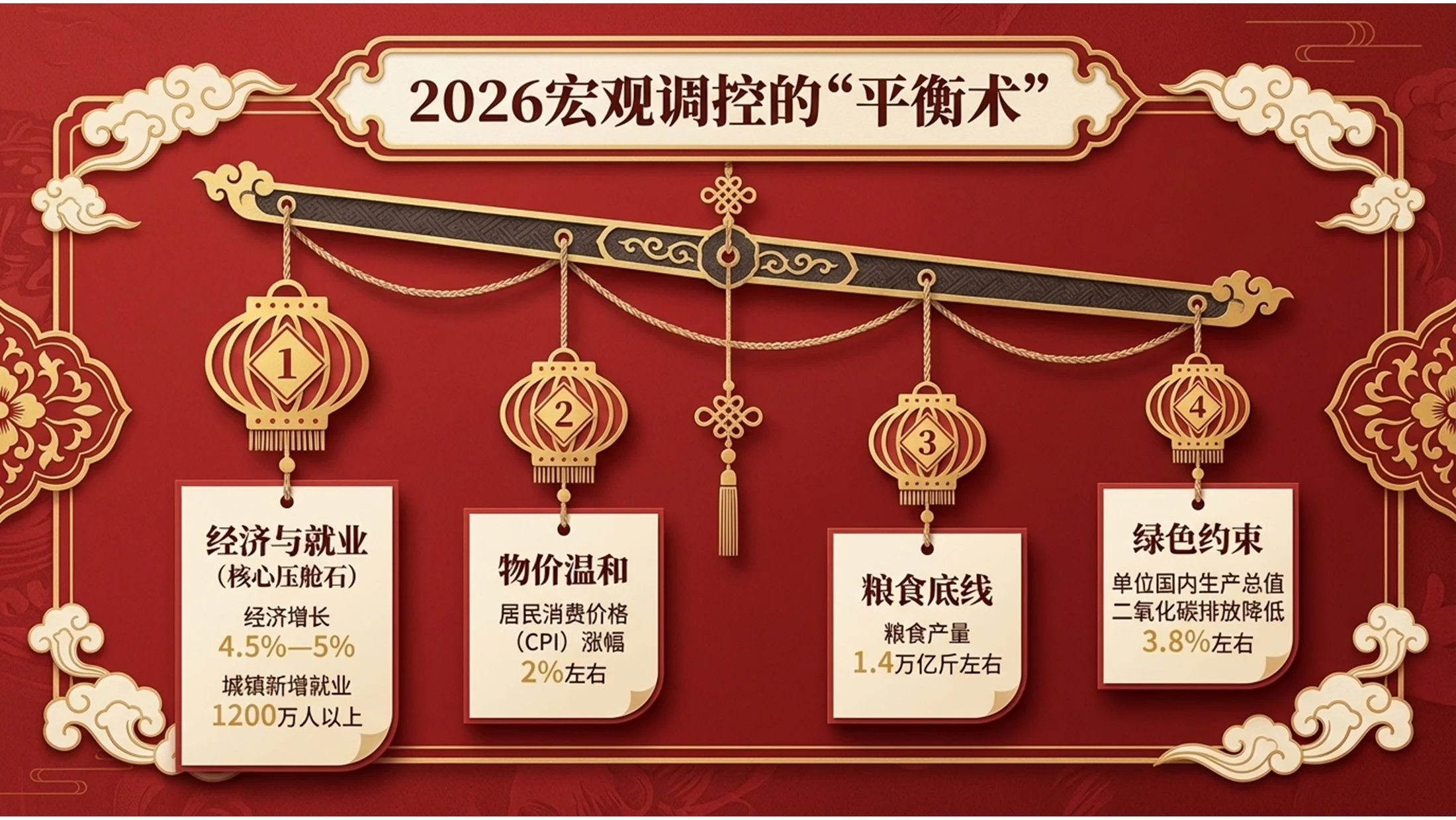 中国传统剪纸风格政府工作报告PPT - 预览图7