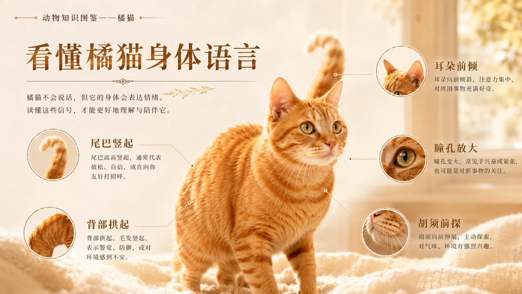 万物知识图鉴系列作品PPT——橘猫 - 预览图2