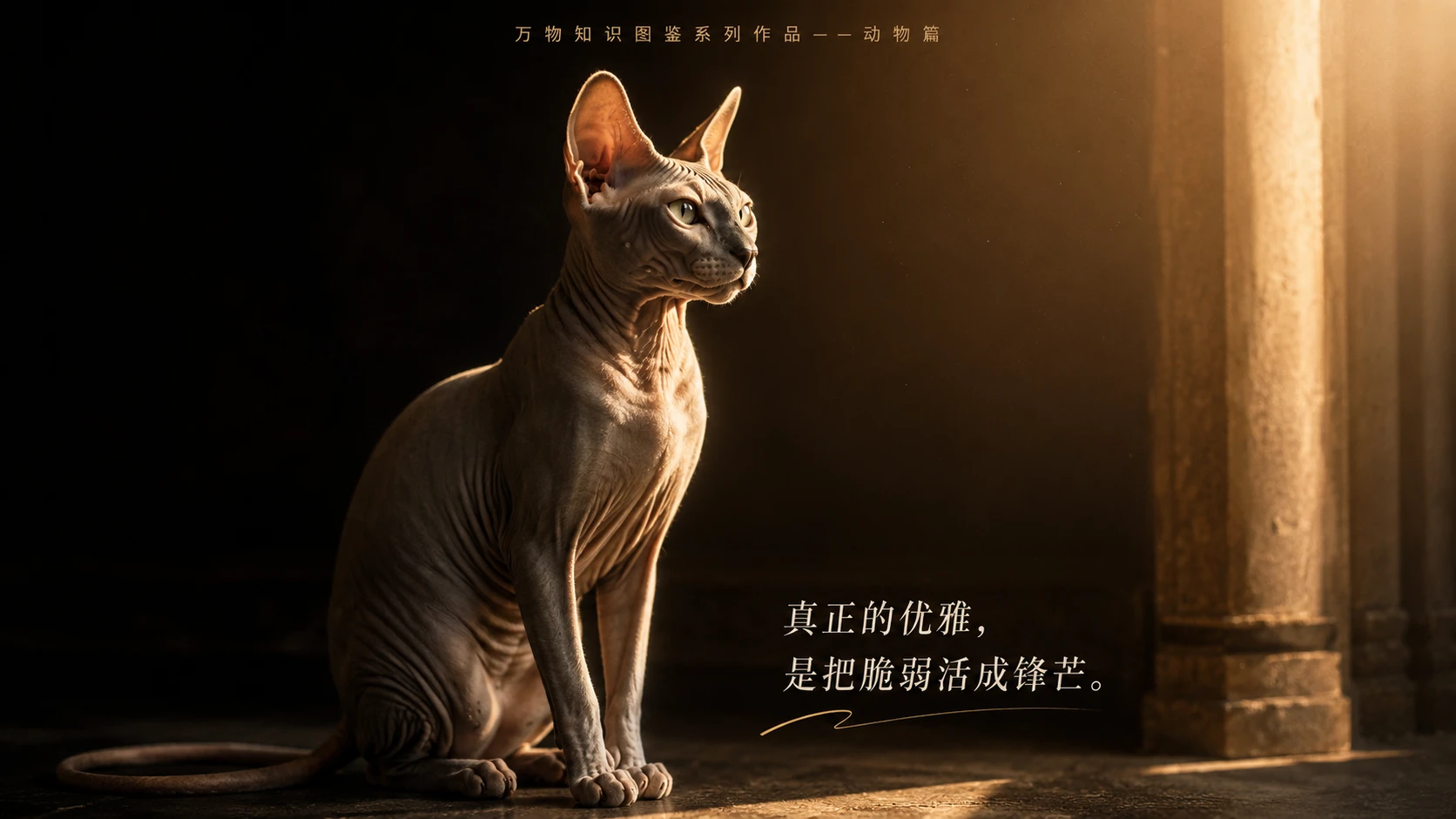 万物知识图鉴系列作品PPT——斯芬克斯猫 - 预览图3