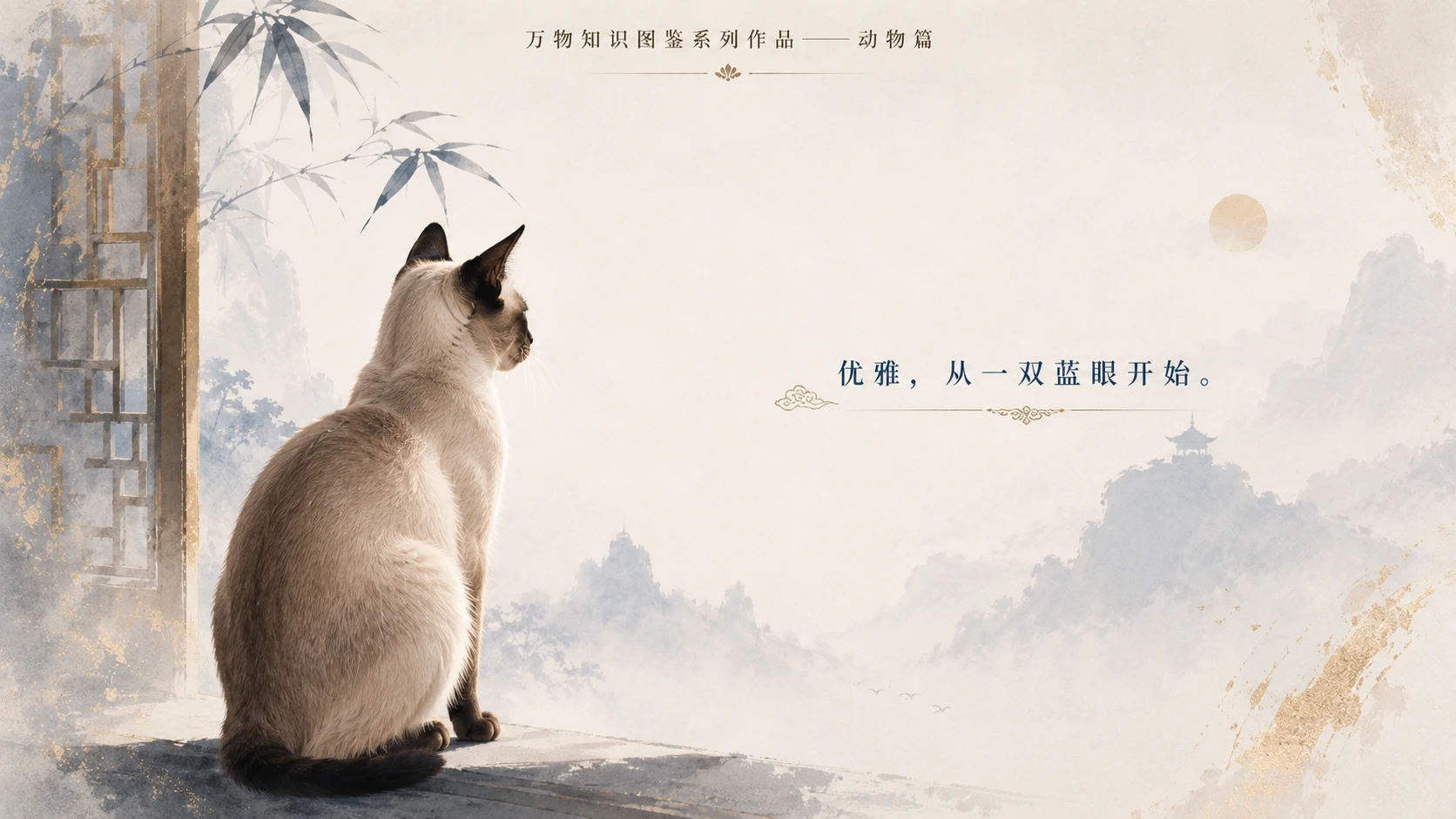 万物知识图鉴系列作品PPT——暹罗猫 - 预览图3