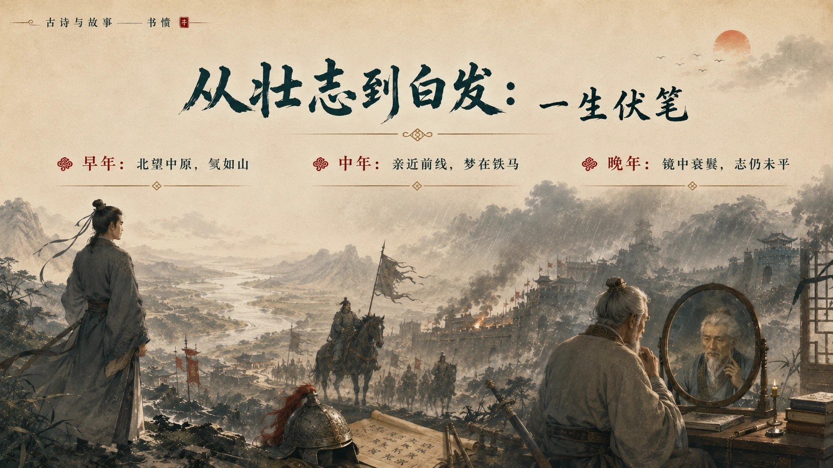 古诗与故事系列作品PPT——书愤 - 预览图10