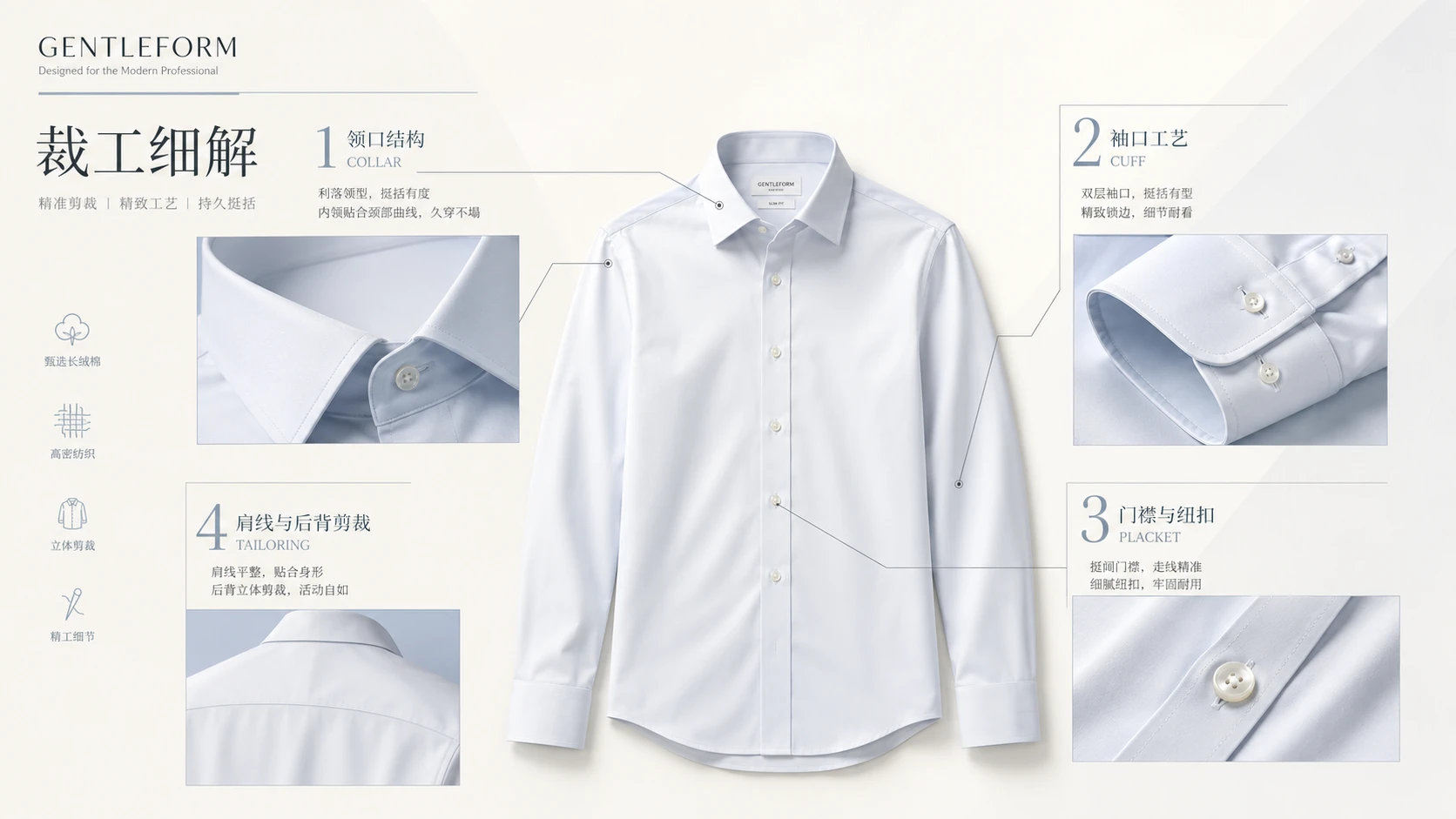 商业产品提案设计系列作品PPT——商务男士衬衫 - 预览图2