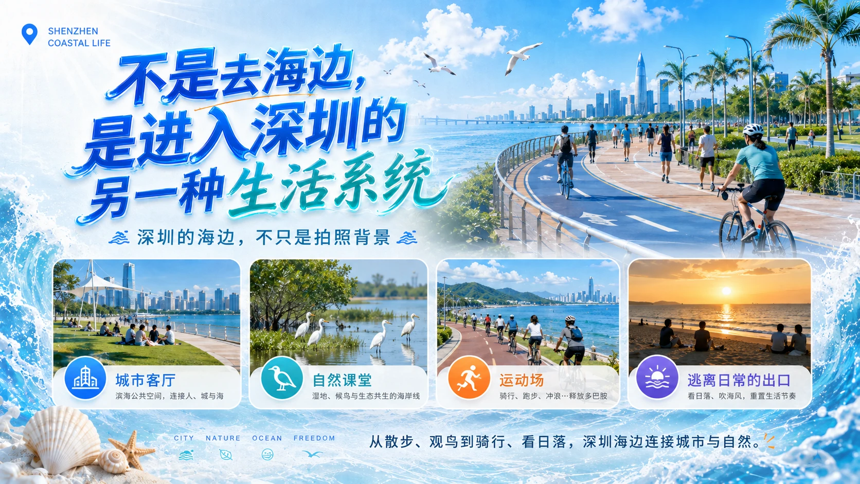 深圳向海计划 从城市海岸，到山海轻冒险 - 预览图1