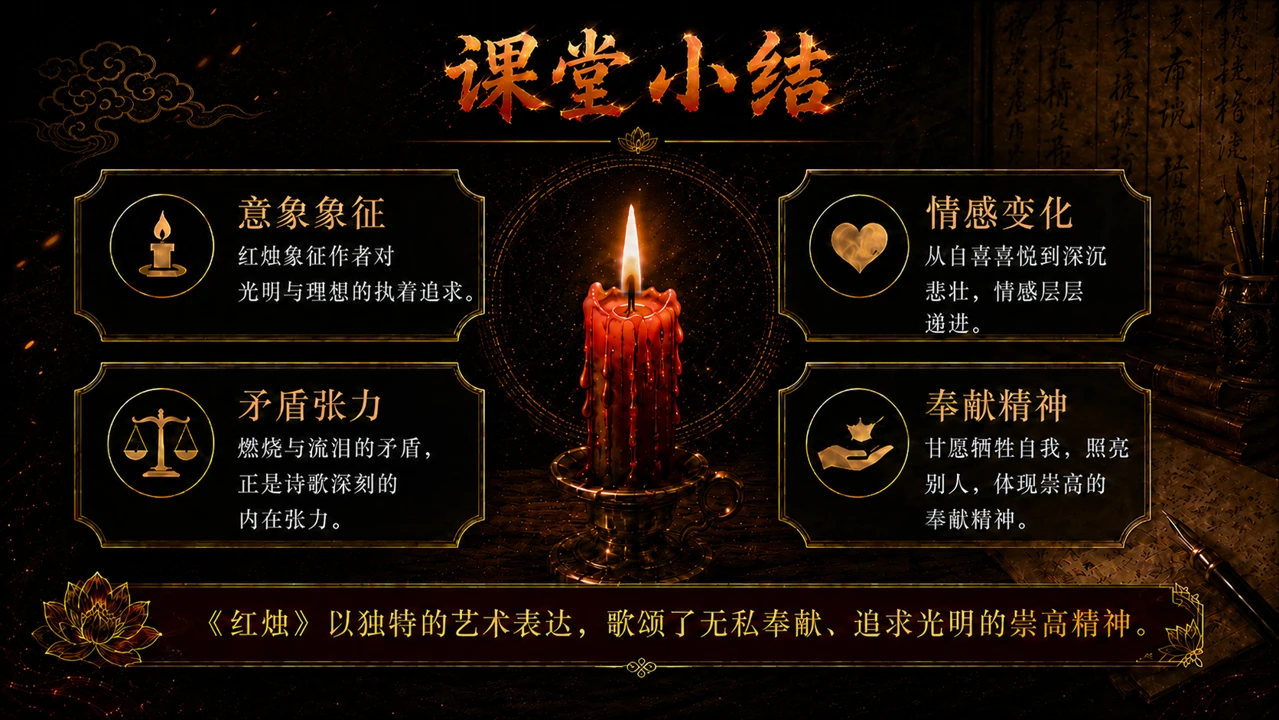 统编版高中语文课件《红烛》 - 预览图3