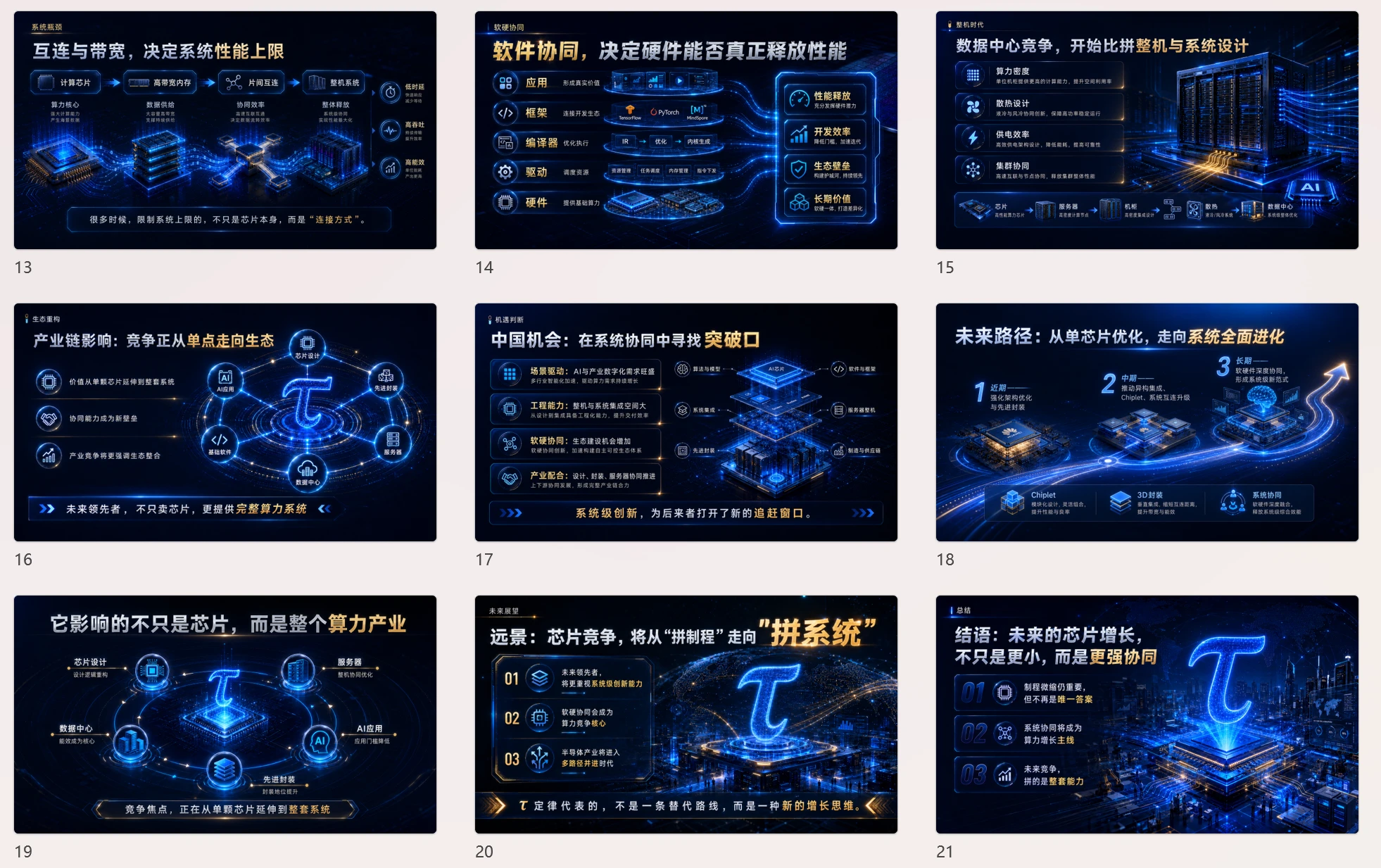 华为为什么提出韬τ定律-蓝色科技芯片科普PPT - 预览图12