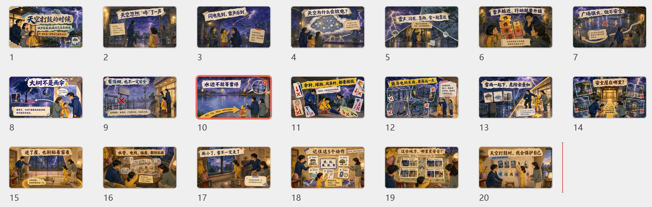 雷电篇｜极端天气避险记PPT - 预览图3