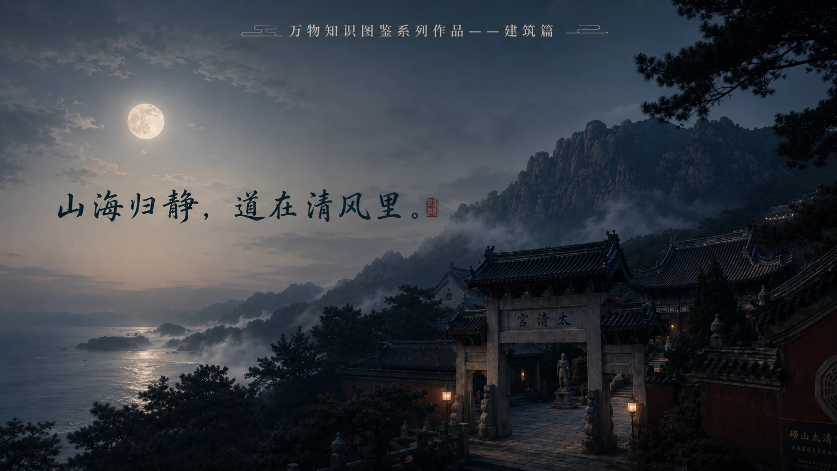 万物知识图鉴系列作品PPT——崂山太清宫 - 预览图3